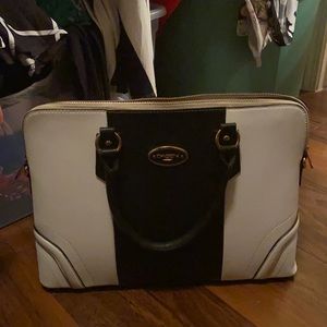 Black and white bag